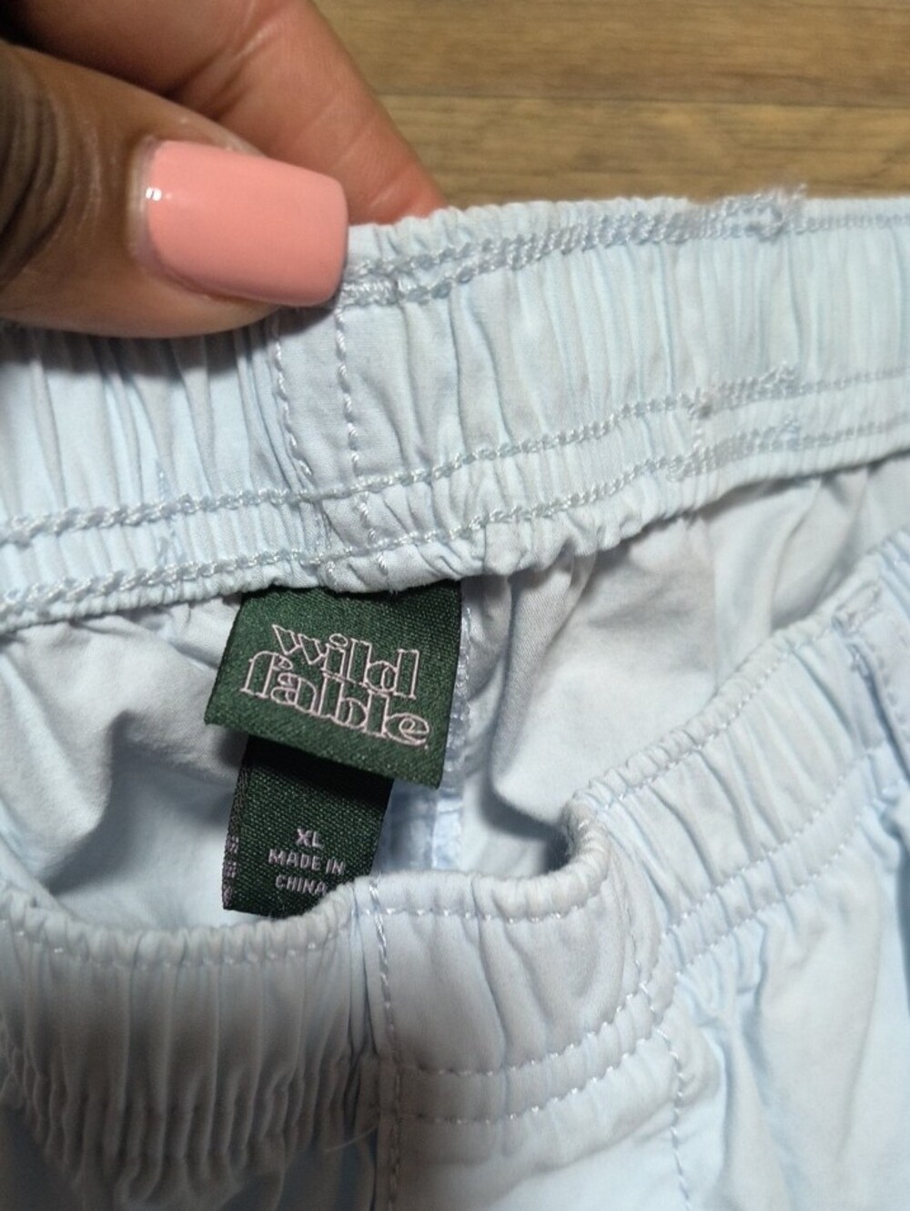 wild fable Light Blue Cargo Pants with Utility Pockets - Picture 3 of 4